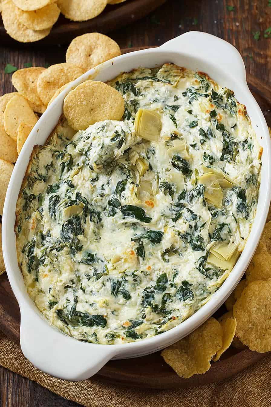 Easy Baked Spinach Artichoke Dip: Your Go-To Party Game Changer